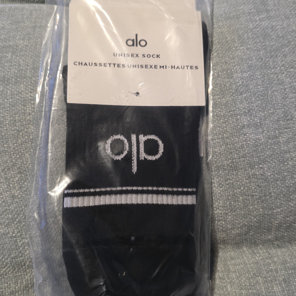 ALO Yoga Black Casual Socks